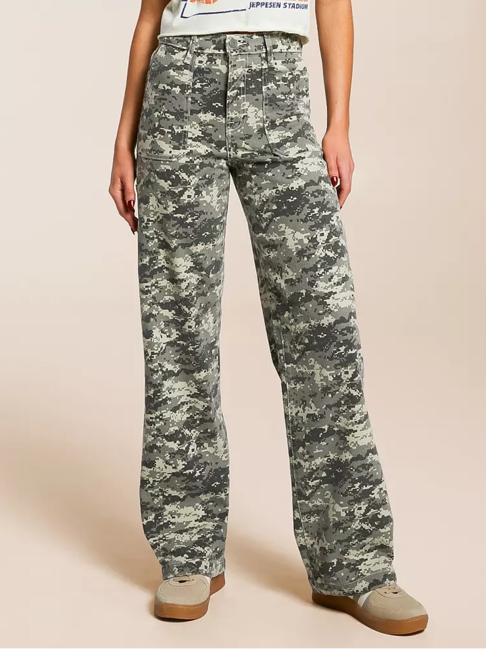 Hidden Logan Dad Digi Camo Stretch Jeans 29